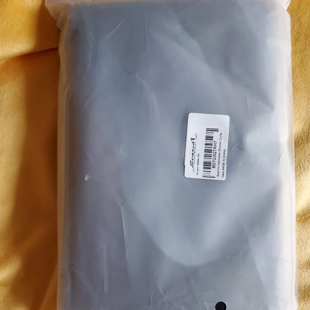 Amazon Find - Halloween Shower Curtain with Hooks, New in Package